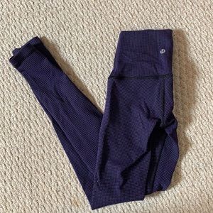 LULU LEMON high-rise leggings.